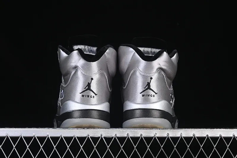 All categories Air Jordan Jordan series basketball shoes Air Jordan 5 P version Air Jordan 5 Retro "Wings" AJ5 Joe 5 silver silk IO2038-001